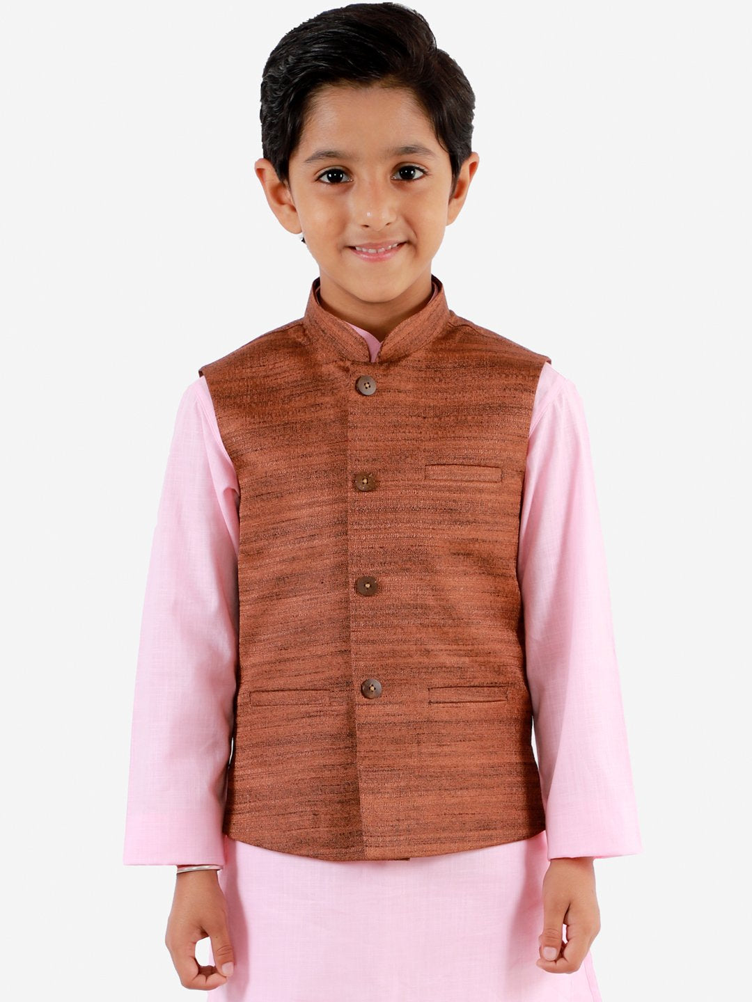 Silk Blend Nehru Jacket for Boys - Vastramay Boys