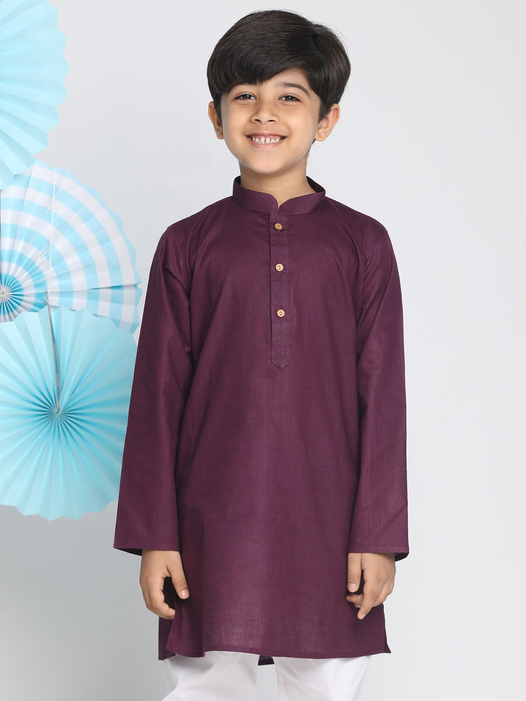 Cotton Linen Kurta for Boys - Vastramay Boys