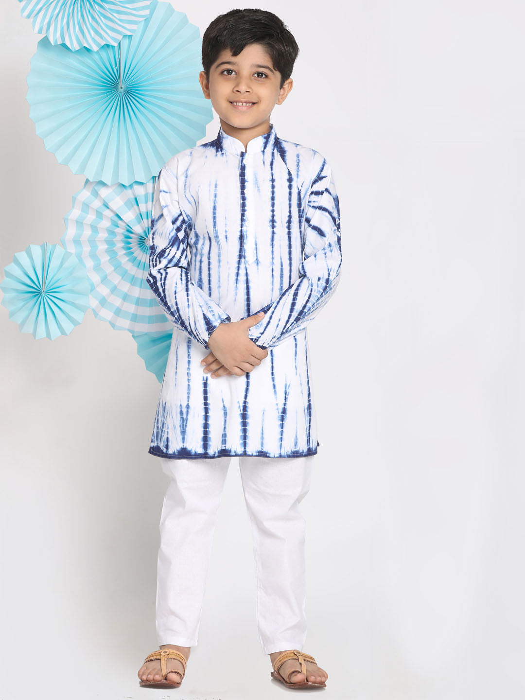 Pure Cotton Kurta Pyjama Set for Boys - Vastramay Boys