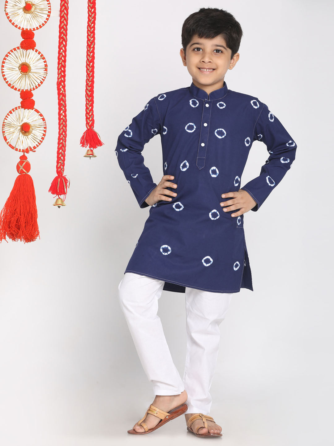 Pure Cotton Kurta Pyjama Set for Boys - Vastramay Boys