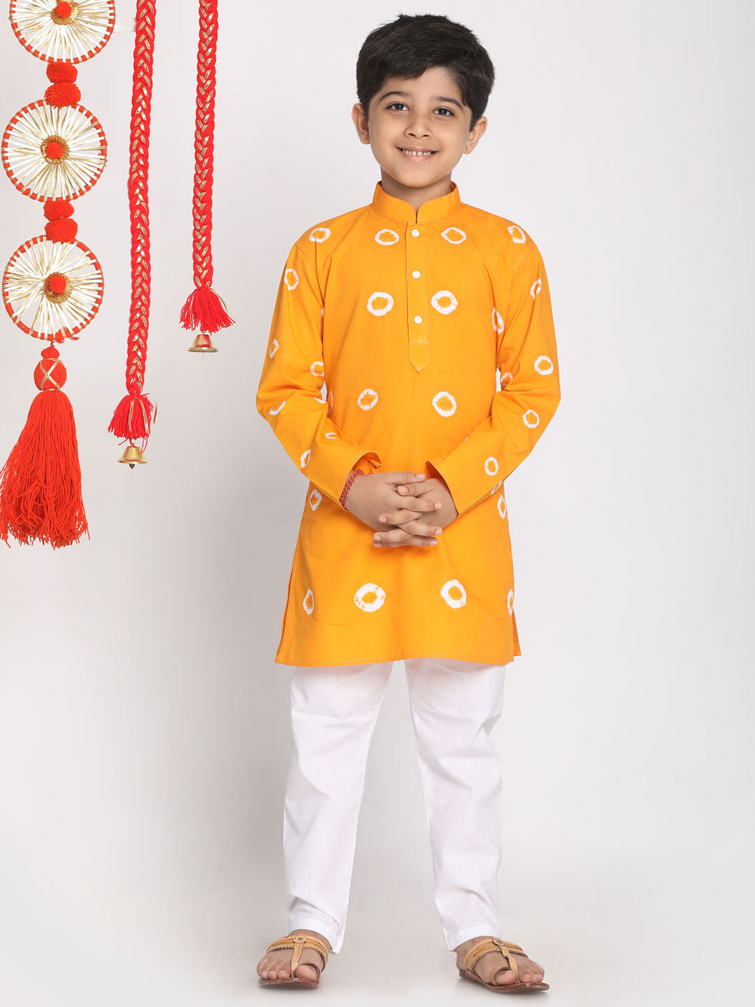 Pure Cotton Kurta Pyjama Set for Boys - Vastramay Boys