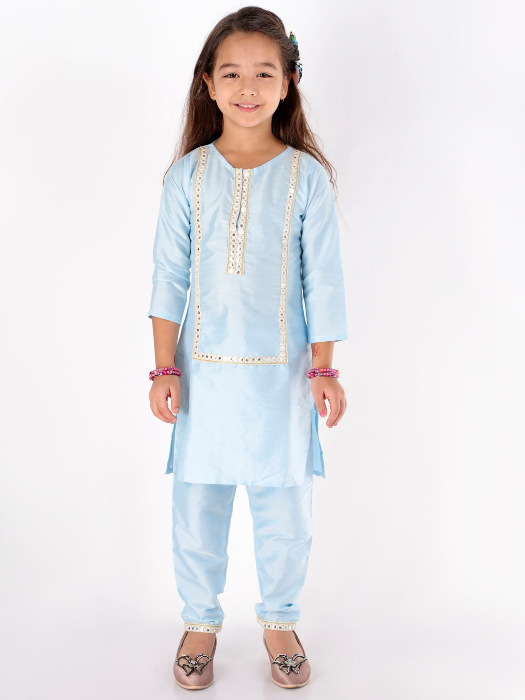 Viscose Kurta & Pant Set for Girls - Vastramay Girls