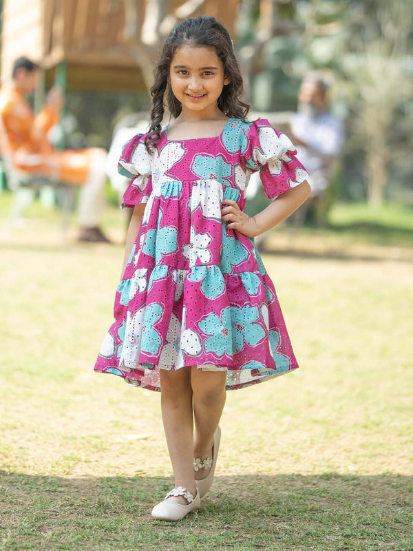 Jashvi Girls' Pink Dress