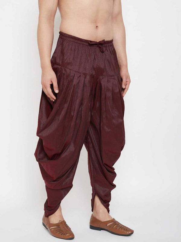 Jashvi Men's Brown Dhoti Pants