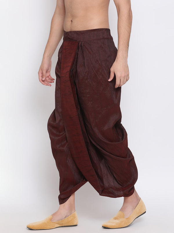 Men's  Solid Dhoti Pant - Vastramay