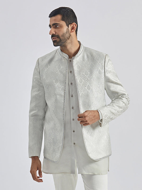 Jashvi Men's Silver - Jodhpuri