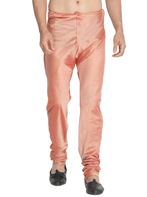 Men's Pink Cotton Blend Pyjama - Vastramay