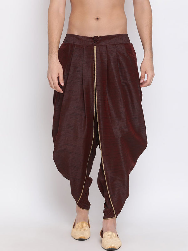 Men's  Solid Dhoti Pant - Vastramay