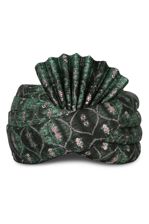 Men's Multicolor Silk Blend Turban