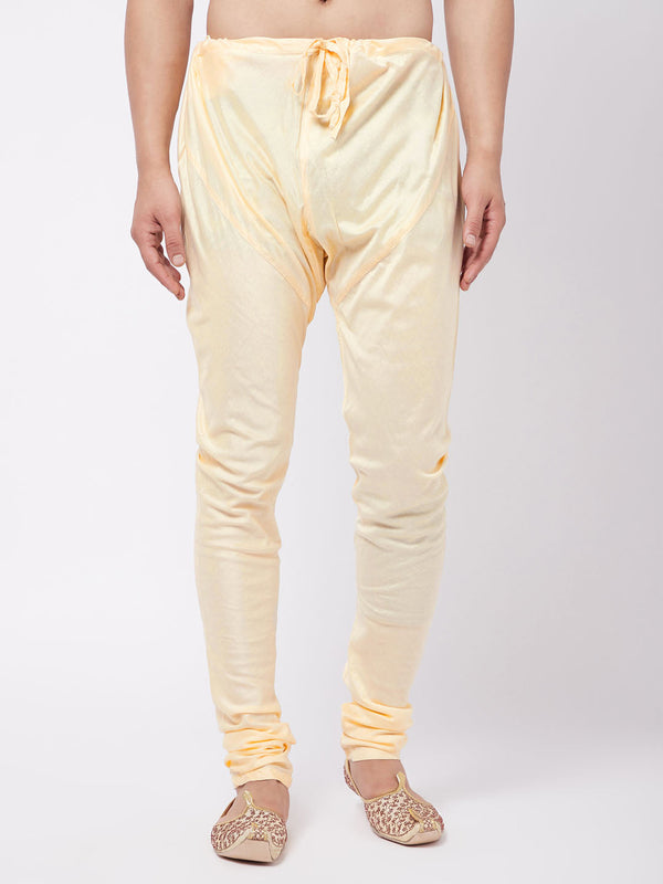 Jashvi Men's Gold Viscose Pyjama