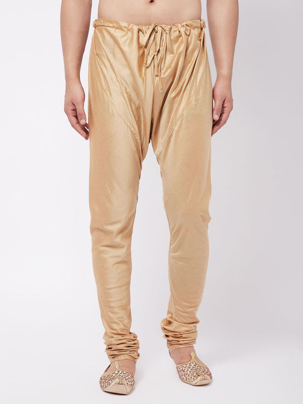 Jashvi Men's Rose Gold Viscose Pyjama