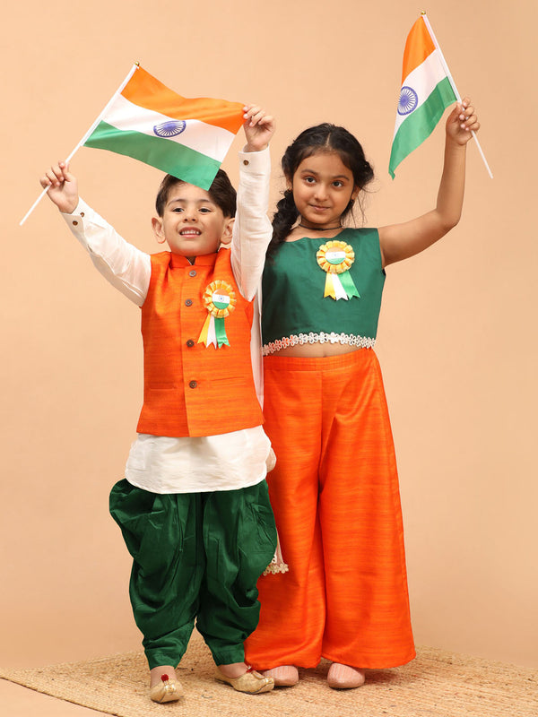 Jashvi Republic Day Special Sibling Set