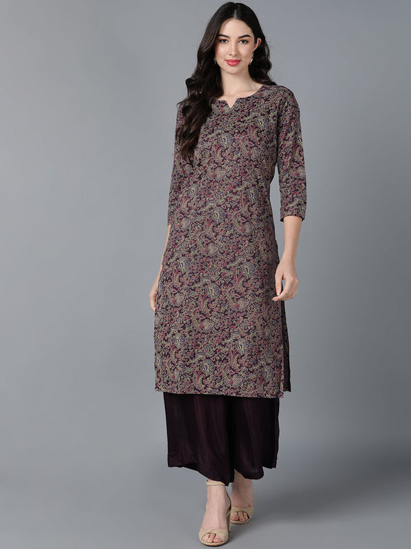 Women's Ahika Cotton Printed Kurta - Ahika