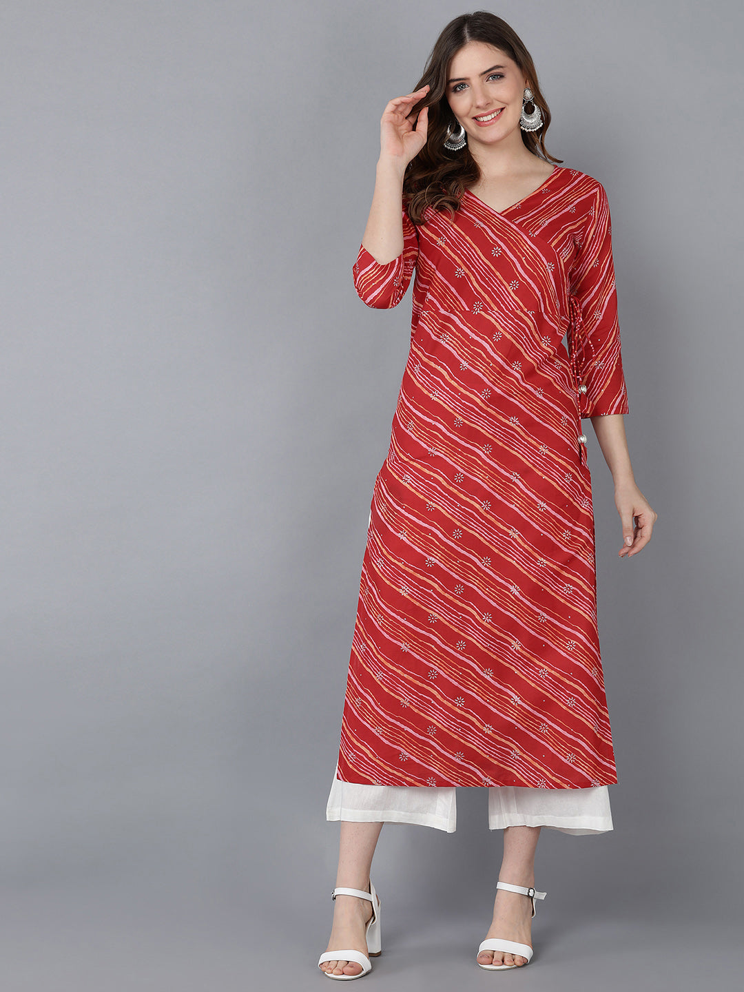 Women's Ahika Cotton Printed Kurta - Ahika