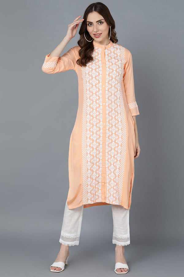 Women's Ahika Polyester Embroidered Kurta - Ahika