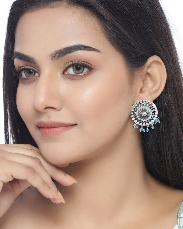 Women's Gwalior Dome Stud Earrings - Voylla