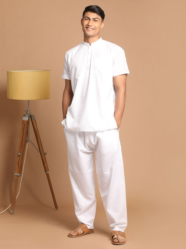 Jashvi Men's Work From Home Collection Cotton Pyjama Set