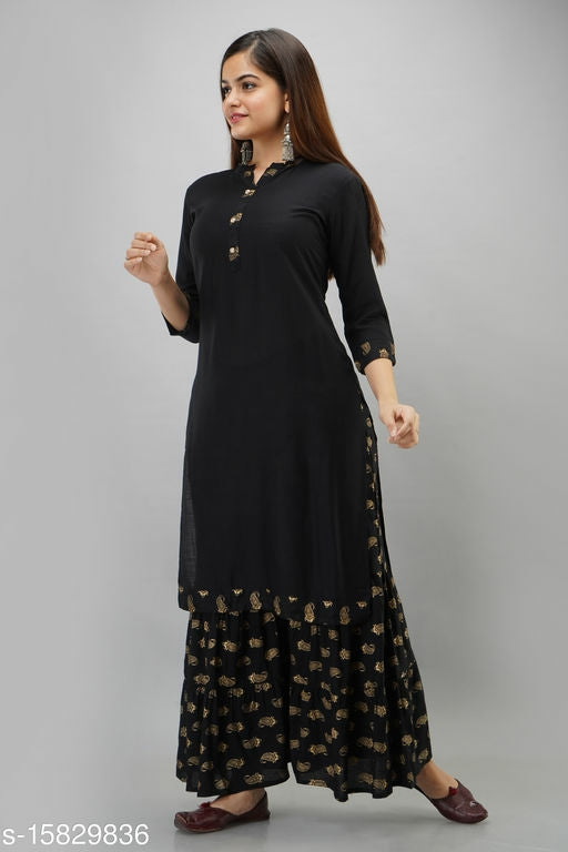 Women's Kurti Sharara - MANOHARA