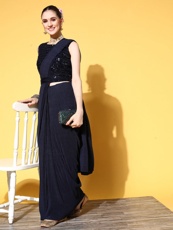 Women's Black Saree Collection - Dwija Fashion