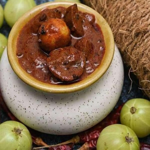 Vellanki Foods - Amla Red Chilli Pickle / Aanvala Laal Mirch Achaar