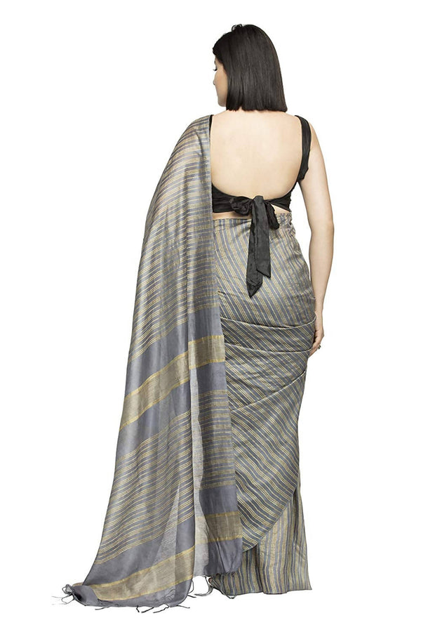 Women's Bhagalpuri Silk Sarees With Blouse Mfsaree_009 - Moeza