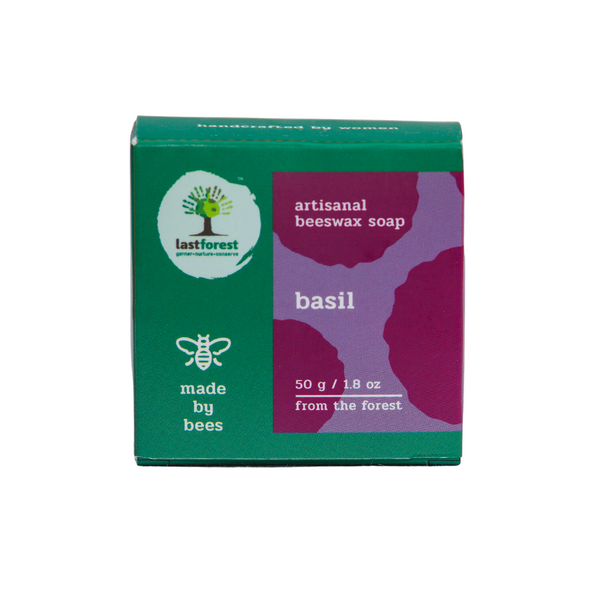 Artisanal Handmade 'Pebbles' Beeswax Soap - Basil - Last Forest