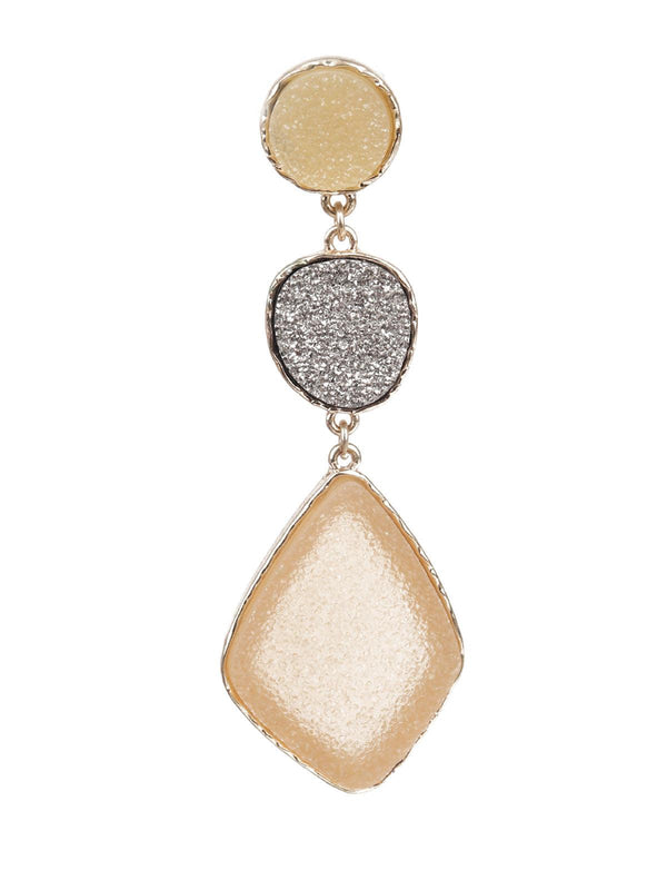 Women's Classy Gold Dangle Earrings - Odette