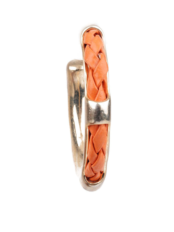 Women's Orange Big Hoop Earrings - Odette