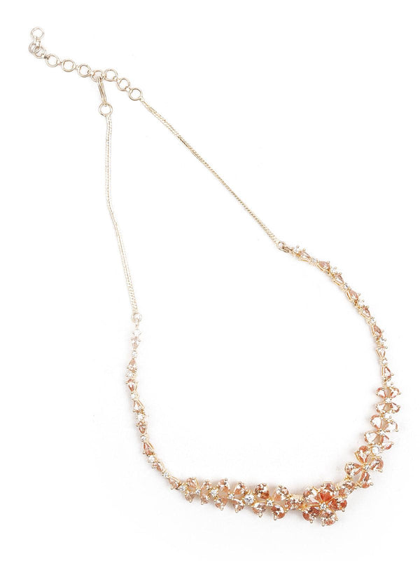 Women's Delicate Stones Choker Neckpiece - Odette