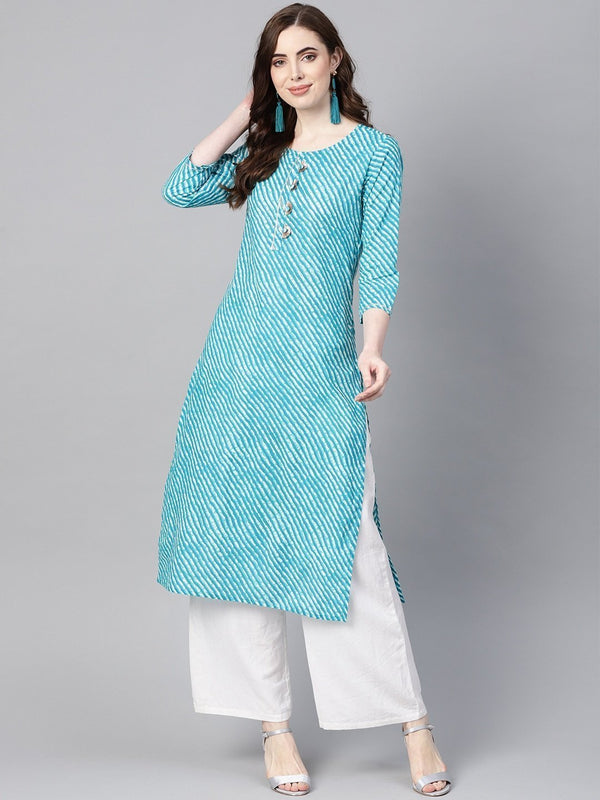 Women's Leheriya Kurta - Yufta