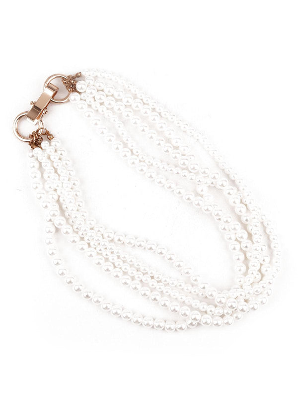 Women's Faux Pearl Choker Neckpiece - Odette