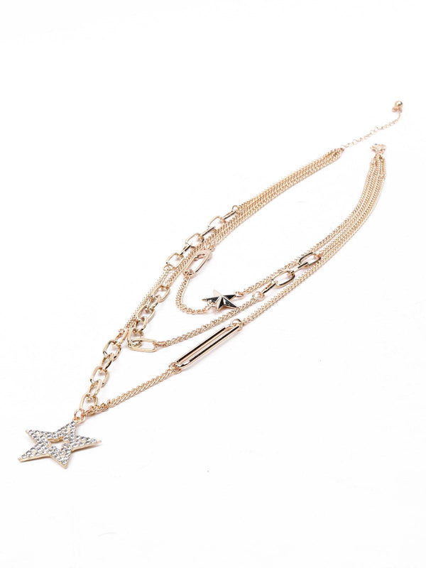 Women's High-Quality Stunning Star Pendant Layered Necklace - Odette