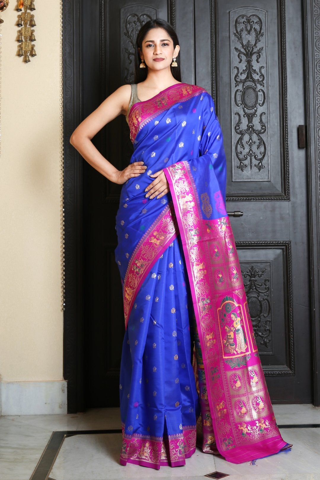 Women's Baluchori Silk Saree - In Weave Sarees