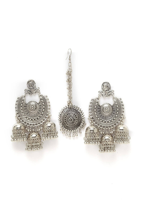 Indiakreations Traditional design Earrings & Tika Jker_141