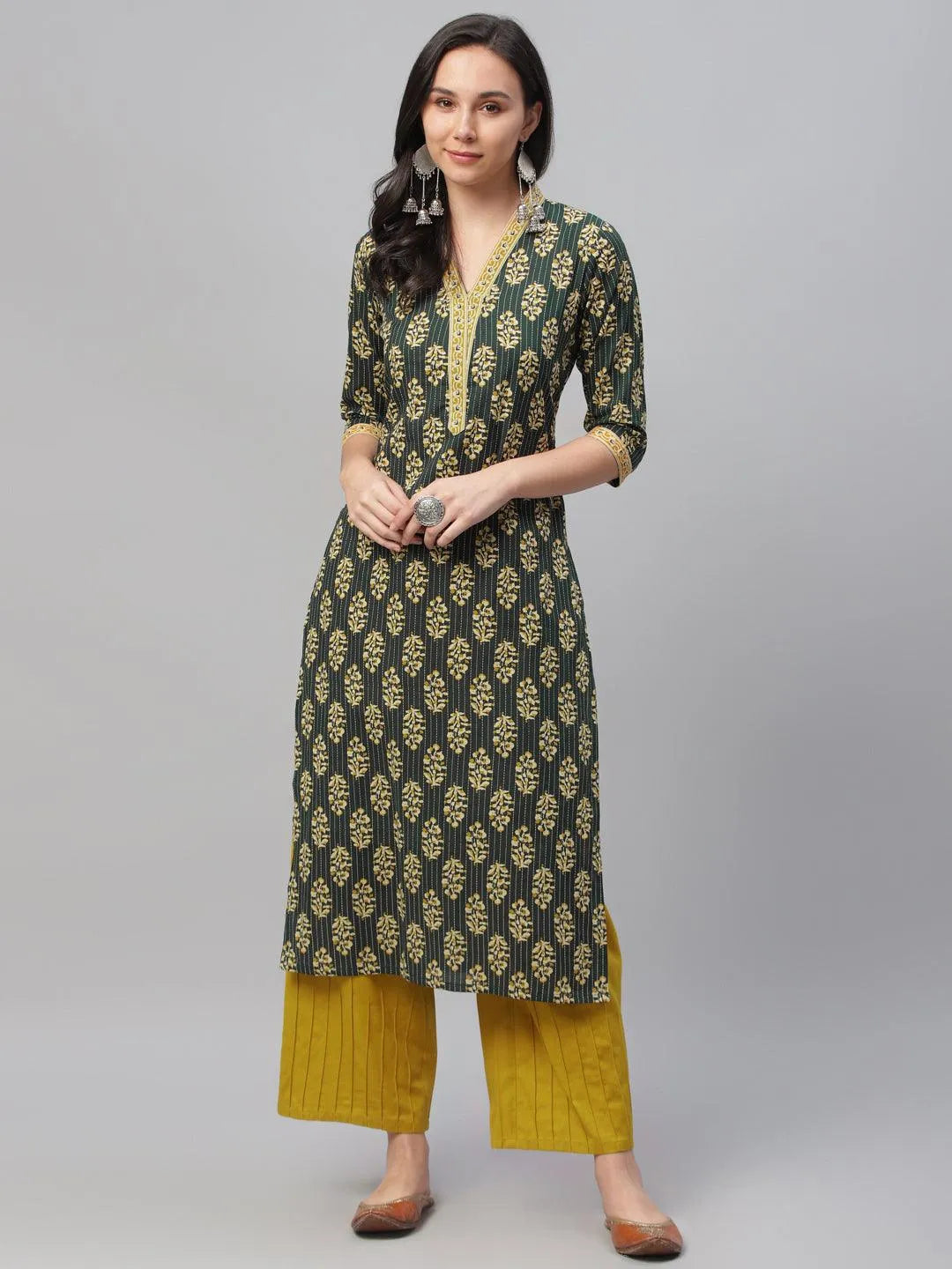 Multicoloured Printed Cotton Kurta - Jashvi