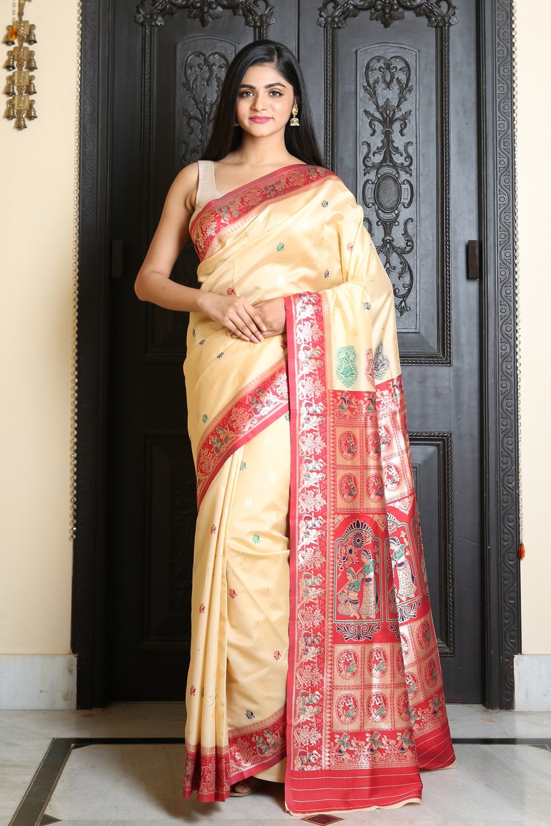 Women's Baluchori Silk Saree - In Weave Sarees