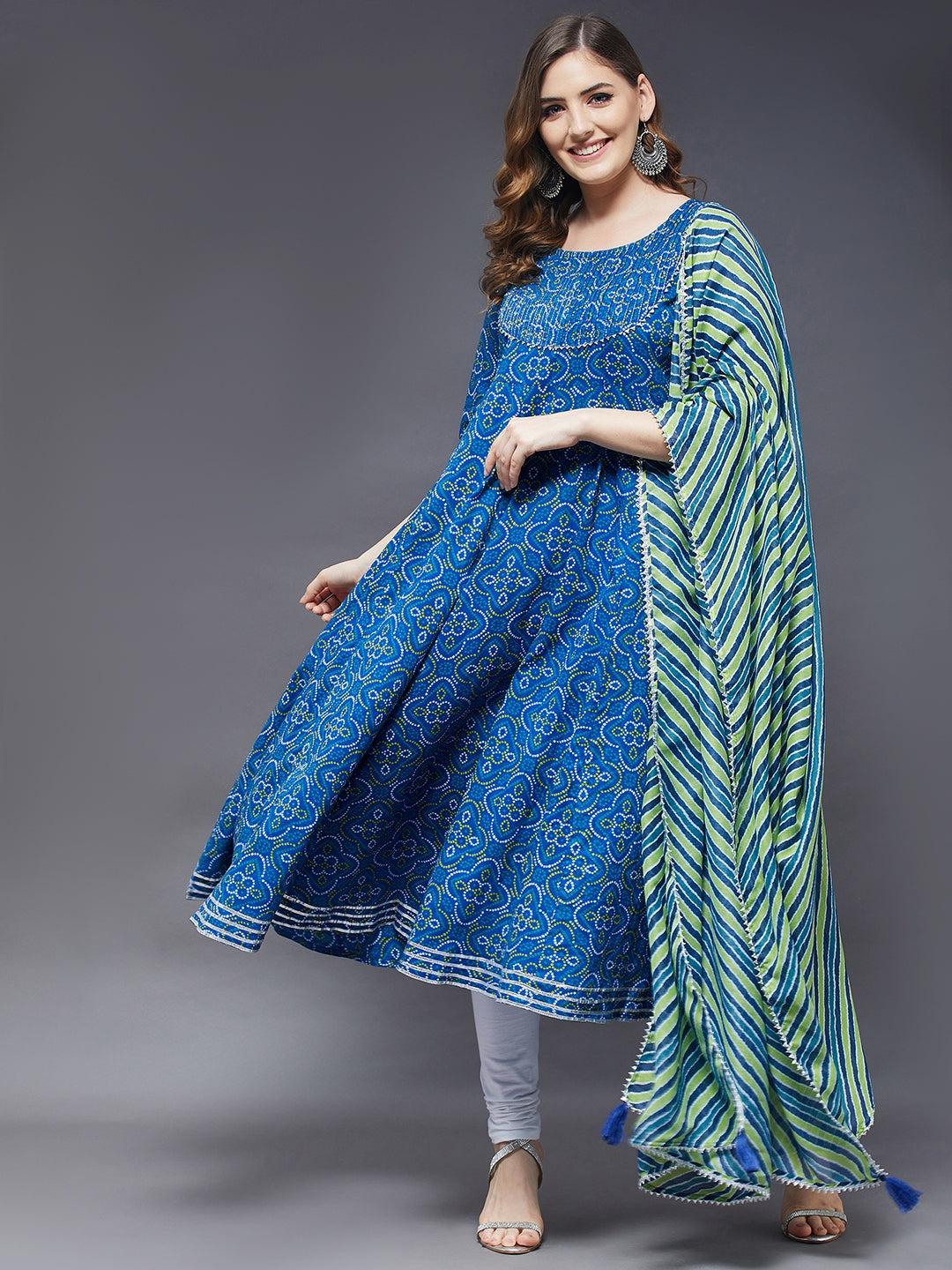 Women's Anarkali Kurta With Duppata  - Azira