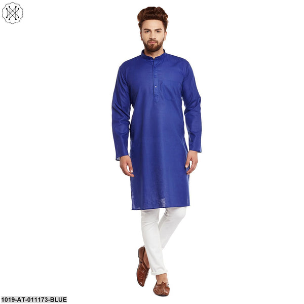 Men's Cotton Linen Kurta - Sojanya