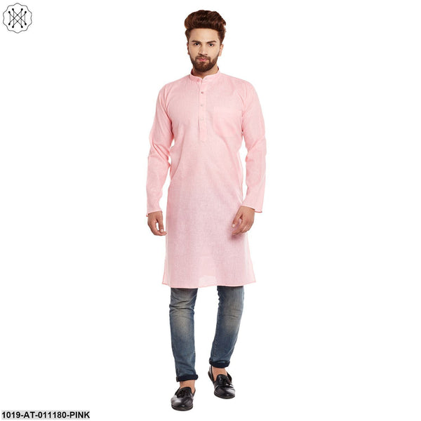 Men's Cotton Linen Kurta - Sojanya