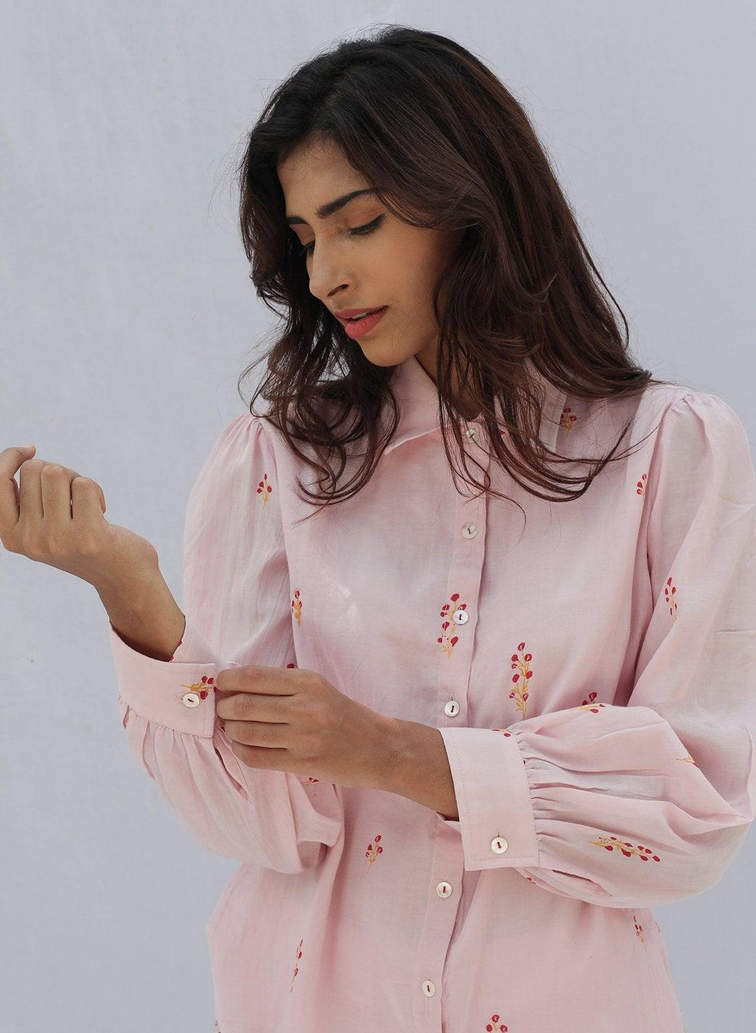 Women's Catherine Puff-Sleeve Shirt - The Burnt Soul - Indiakreations