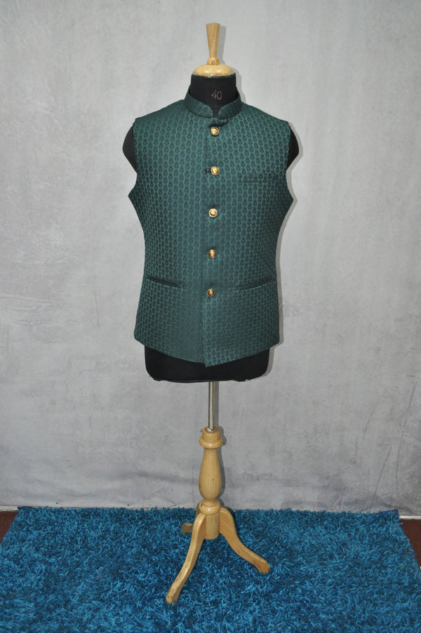 Men's Rama Solid Tailored Nehru Jacket