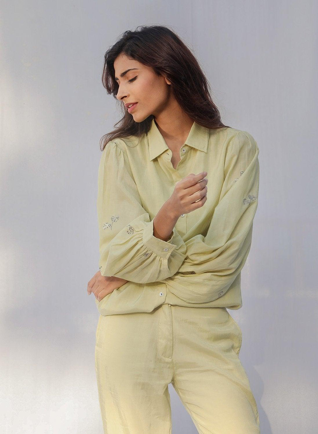 Women's Lucy Puff-Sleeve Shirt - The Burnt Soul - Indiakreations