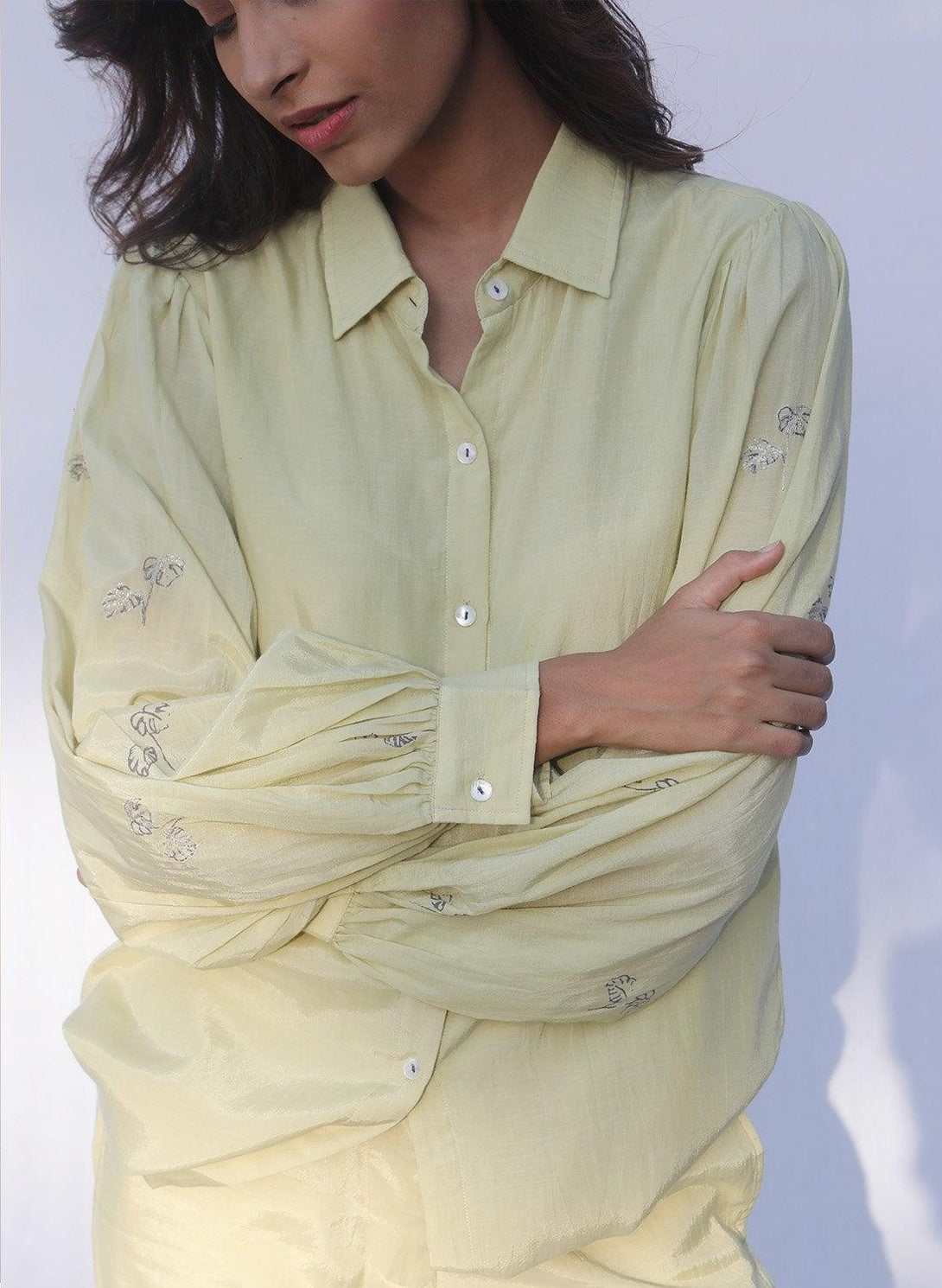 Women's Lucy Puff-Sleeve Shirt - The Burnt Soul - Indiakreations