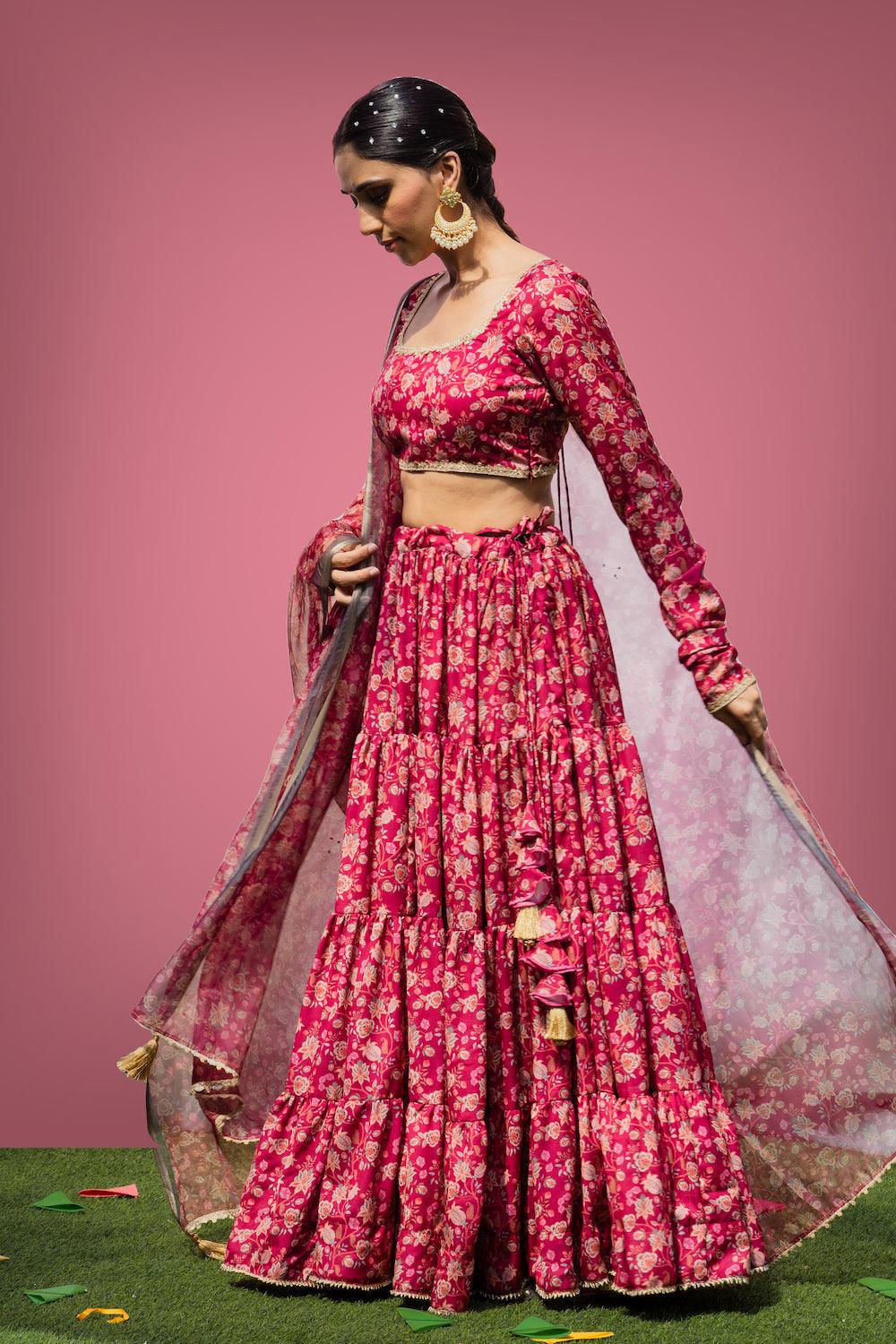 Mehfil Rani Lehenga Set - Indiakreations