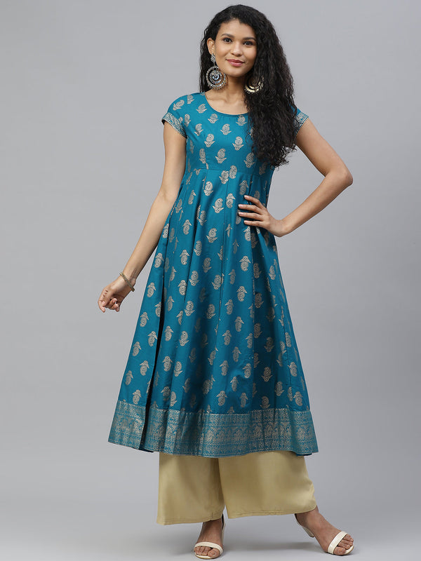 Women's Cotton Stylish Anarkali Kurta - Noz2Toz