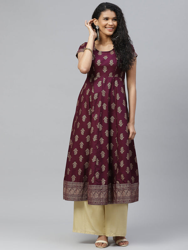 Women's Cotton Stylish Anarkali Kurta - Noz2Toz