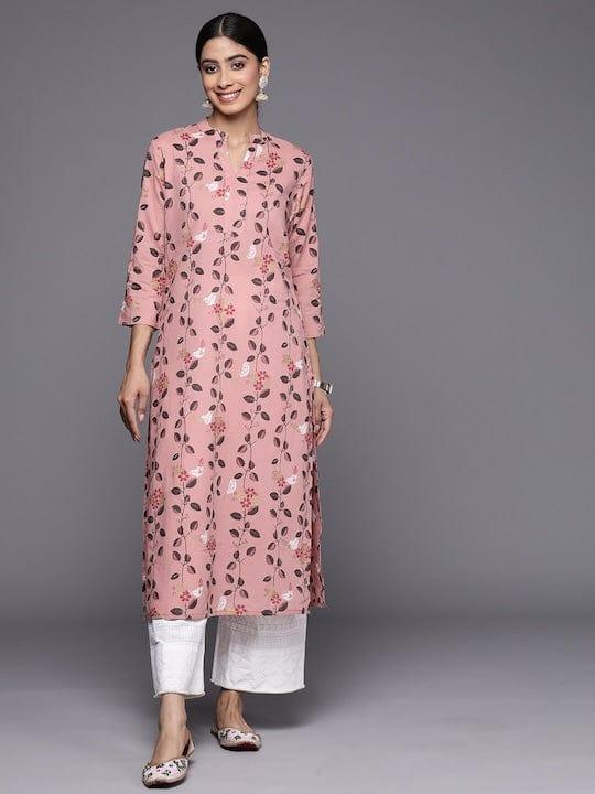 Varanga Floral Printed Kurta - Indiakreations