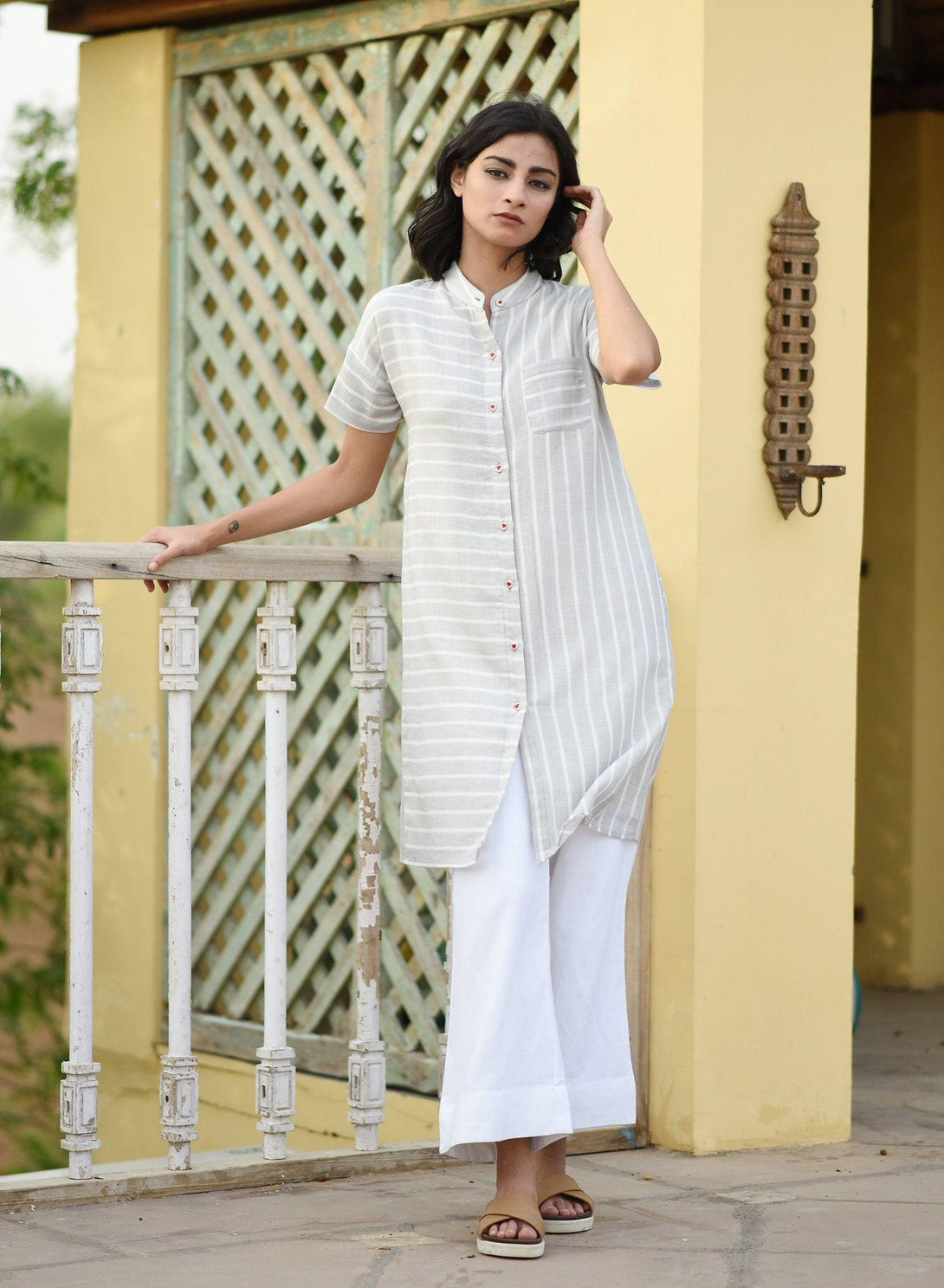 Women's Earl Shirt Dress - The Burnt Soul - Indiakreations