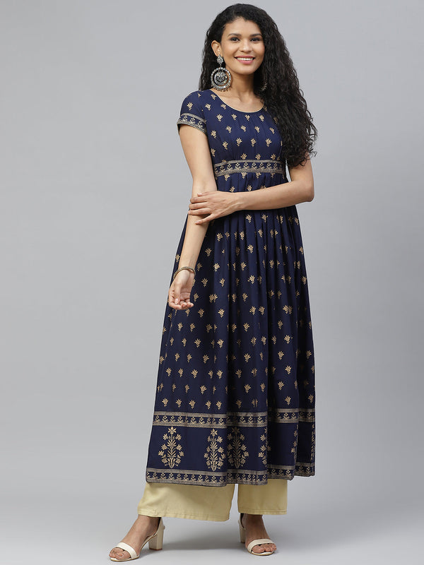 Women's Cotton Stylish Anarkali Kurta - Noz2Toz