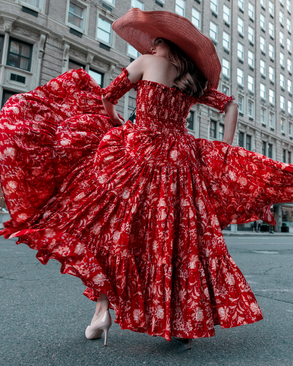 Rosa Smocked Cotton Dress | Relove